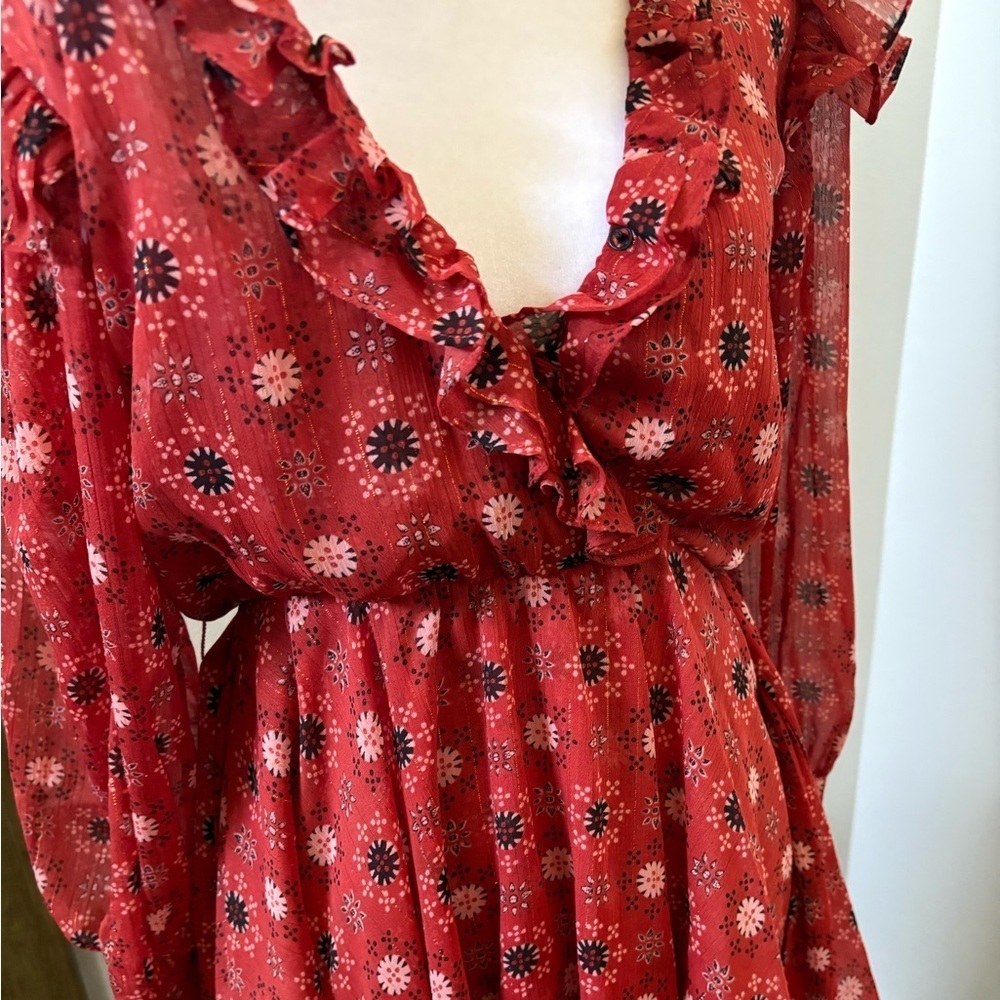 Anthropologie MISA Los Angeles Veruka Dress in Maravi Dots - Picture 10 of 13